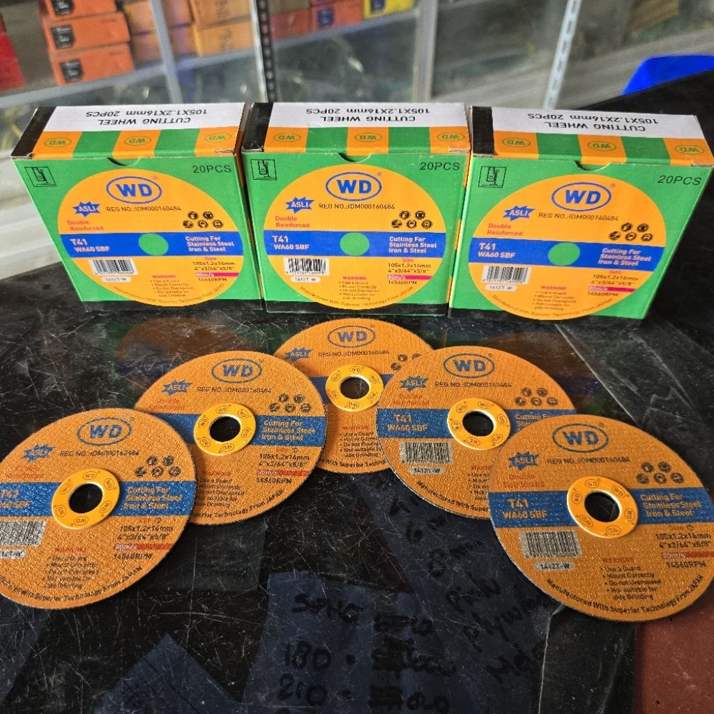 [1 Pcs] WD Pisau Potong Gerinda / Batu Potong WD / Batu Gerinda WD