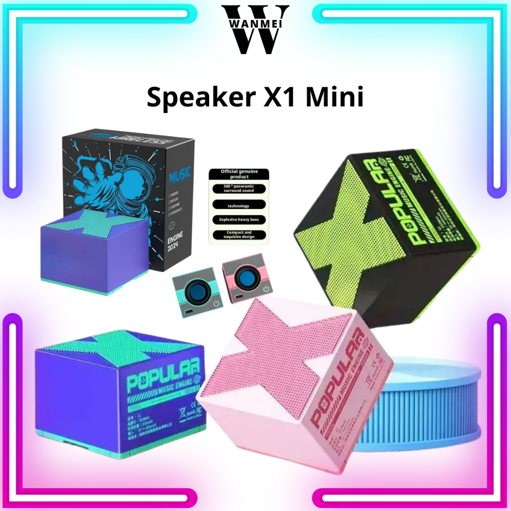 Speaker X1 Mini Wireless Portable Audio Bass Hifi