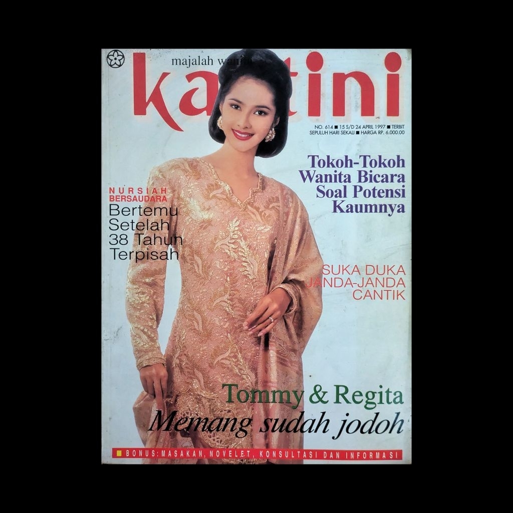 Majalah Kartini, No. 614/1997 - Cover: Maudy Koesnaedi // Tommy Soeharto - Idris Sardi - Cornelia Ag
