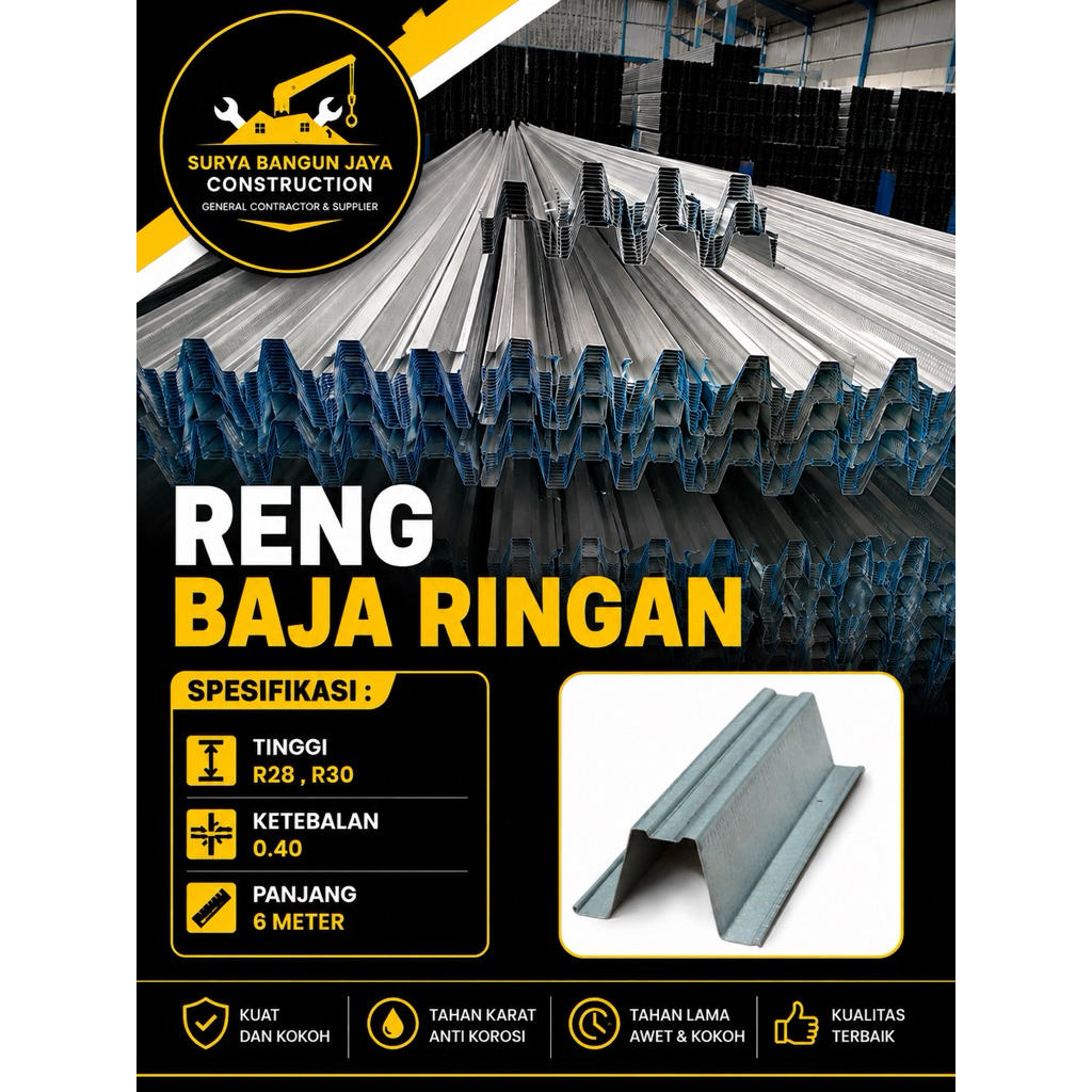 RENG BAJA RINGAN R28 R30 TEBAL 0.4