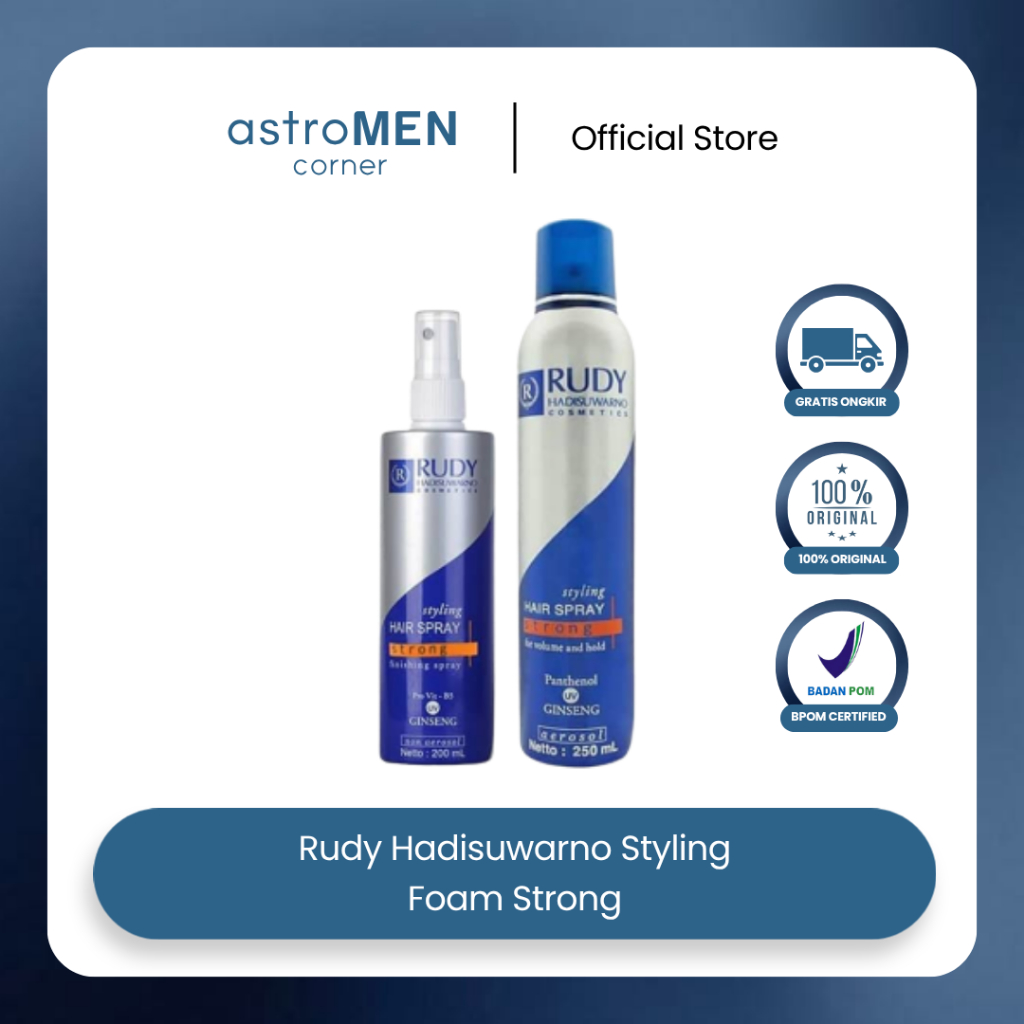AstroMen - Rudy Hadisuwarno Styling Foam Strong 100ml & 200ml
