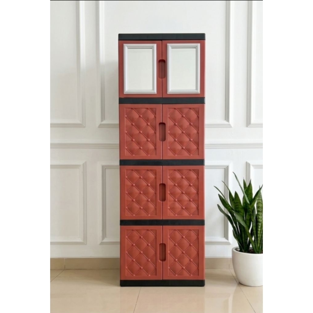 Almari plastik susun 4 Mini