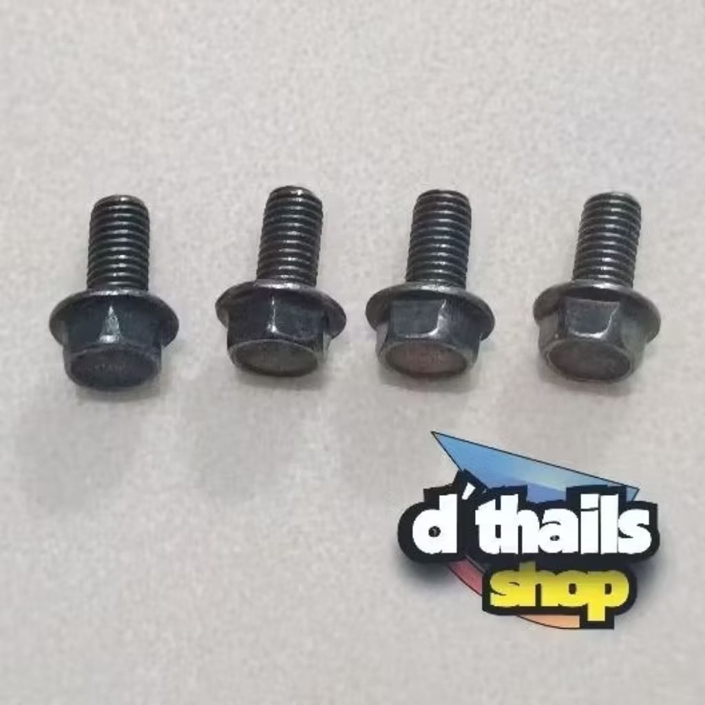 Baud baut besi foot step injakan kaki depan Yamaha V75 V80 F1ZR L2G L2SN YB100 ( 1set )