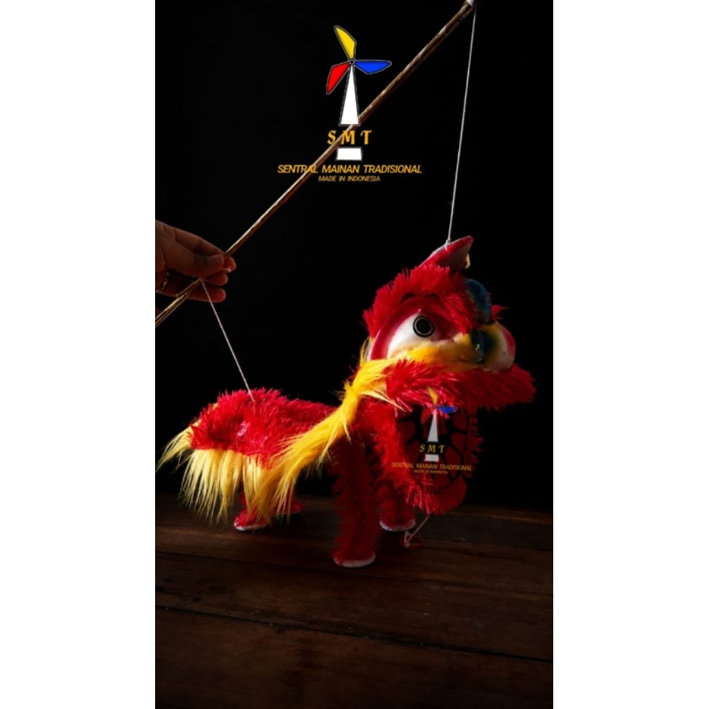 Mainan Barongsai Mini, Barongsai Stik, Barongsai Tangan, ISI 20 pcs