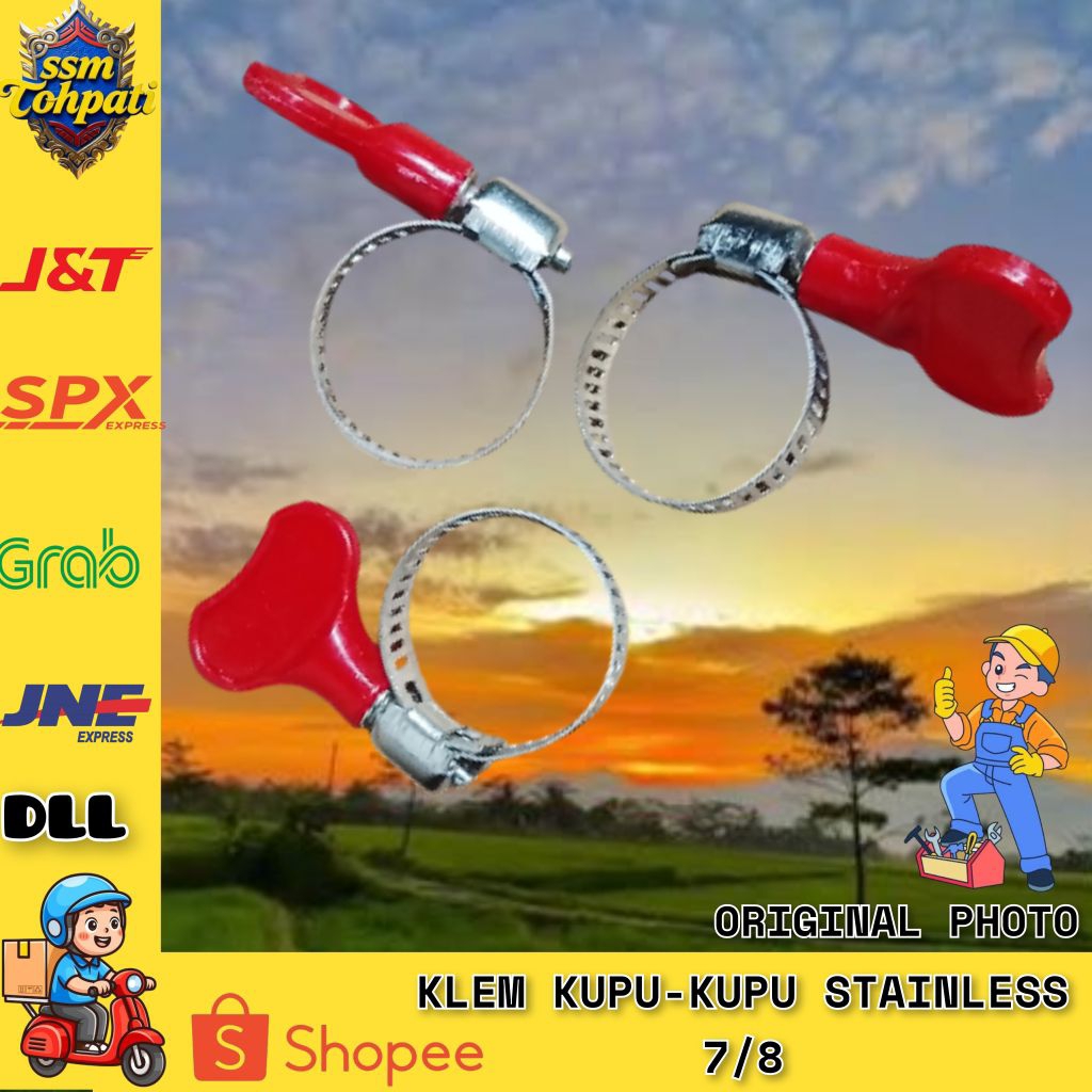 KLEM SELANG GAS | KLEM SELANG AIR | KLEM SELANG UNIVERSAL