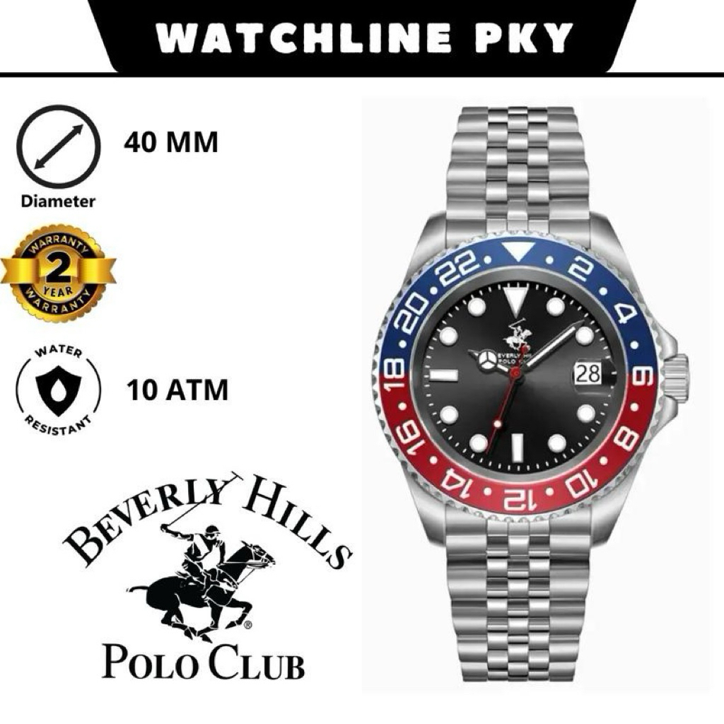 JAM TANGAN PRIA BEVERLY HILLS POLO CLUB