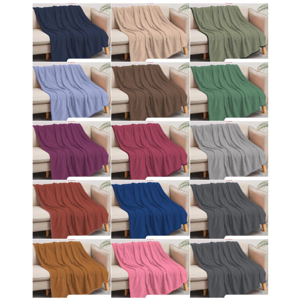 SS SELIMUT POLOS KINTAKUN LUXURY 160x200 microflannel polyester