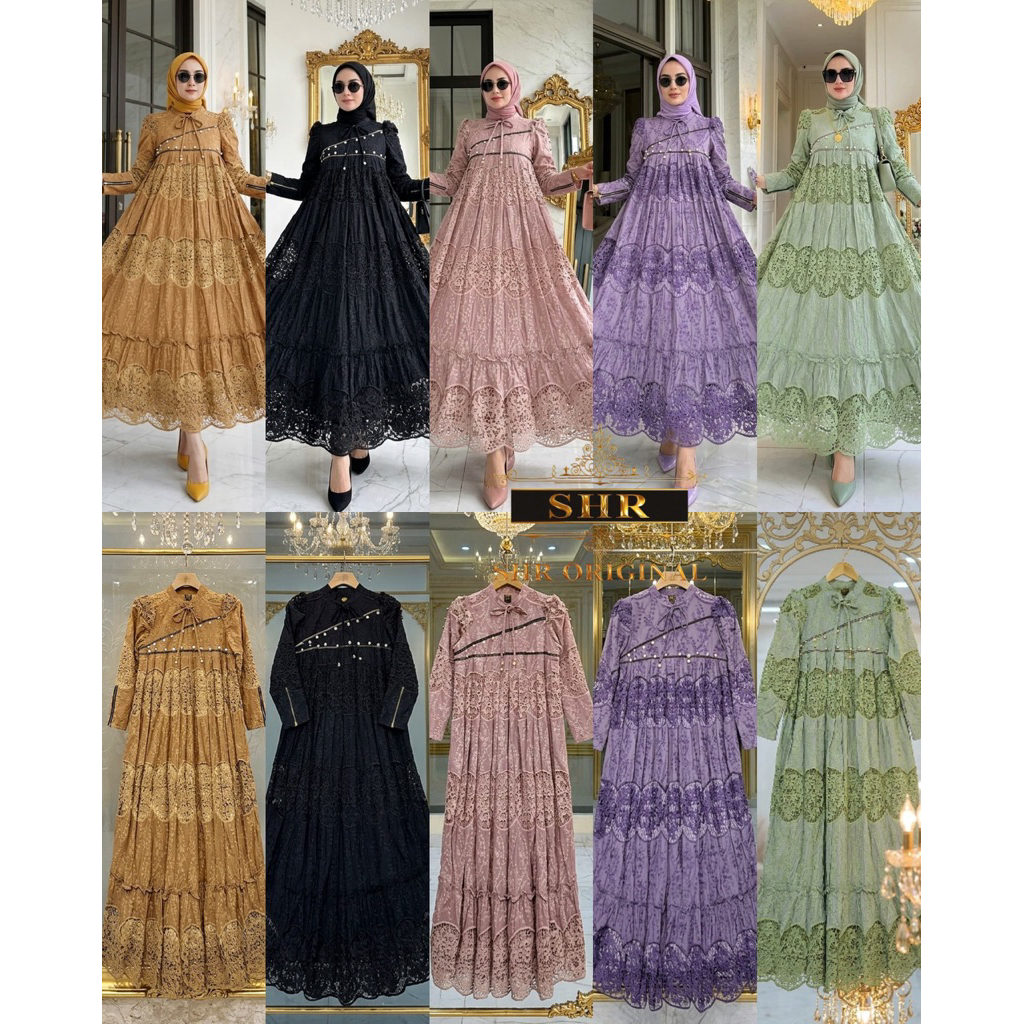 SHR DRESS KATUN BORDIR ORI BY SHR