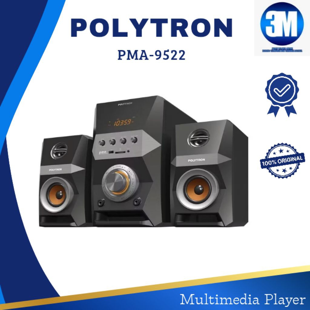 SPEAKER POLYTRON BLUETOOTH PMA 9522 100% ORI | SPIKER BLUETOOTH BASS | SPIKER BASS BLUETOOTH | SPEAK