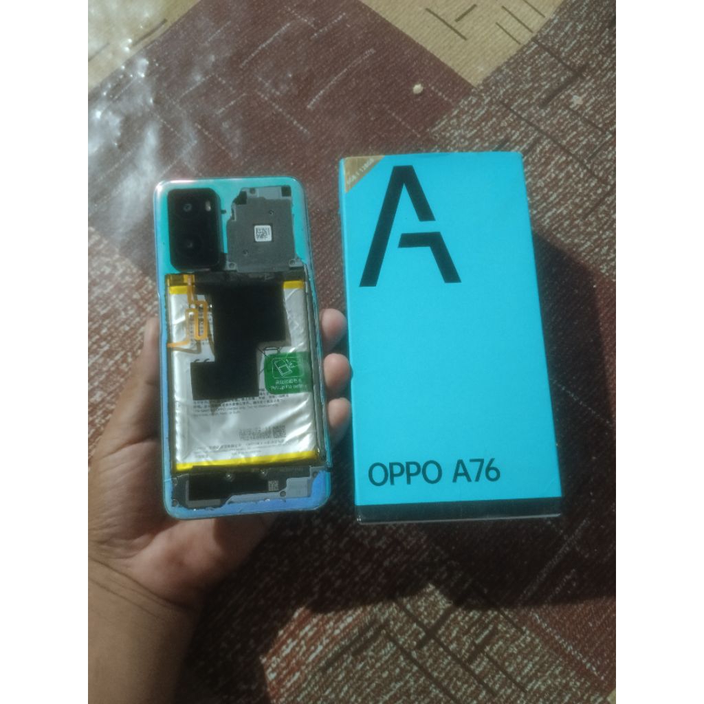 oppo a76 6/128 minus lcd cek deskripsi