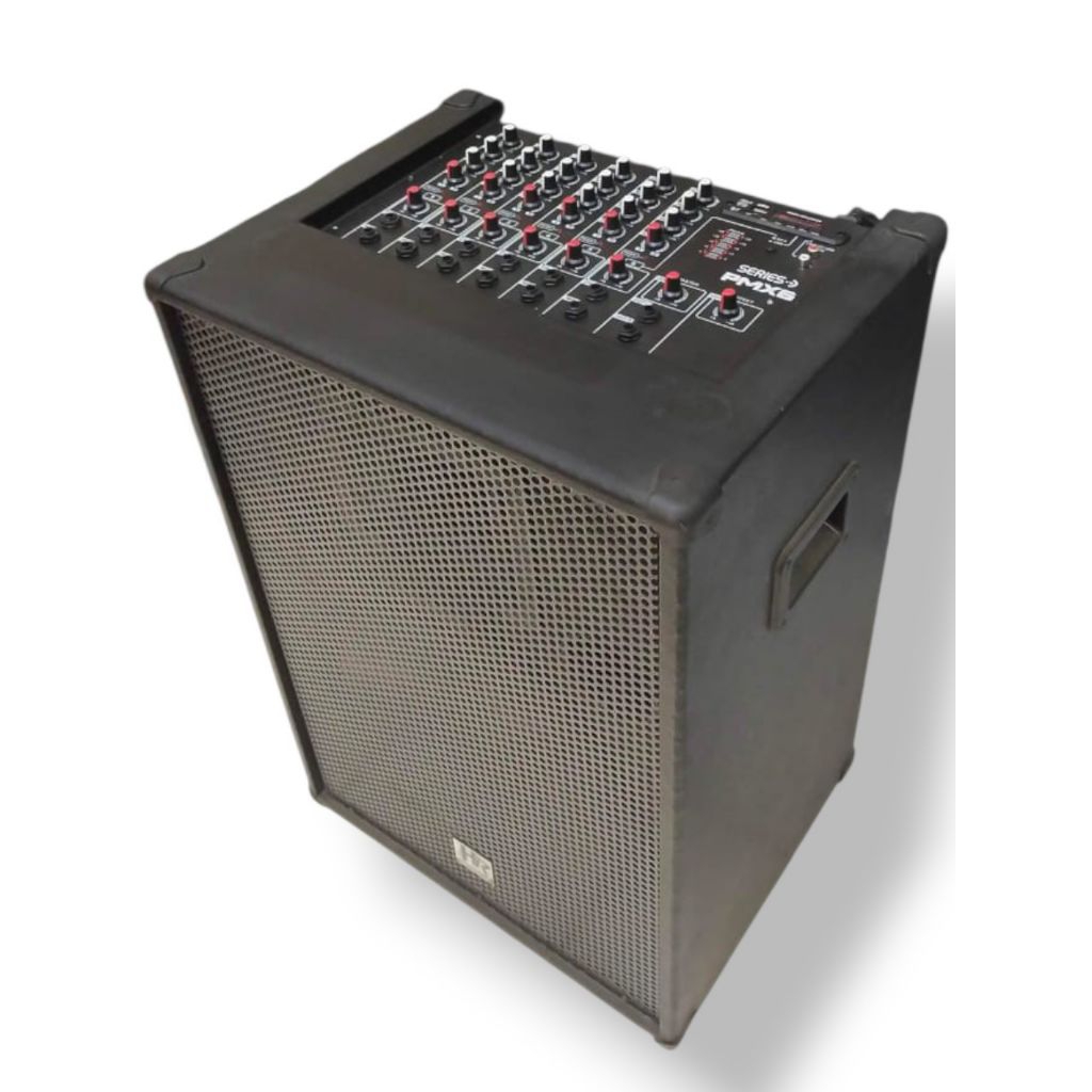 amplifier 15inch 6chanel sound active speaker power mixer combo jamming live musik karaoke cafe jama