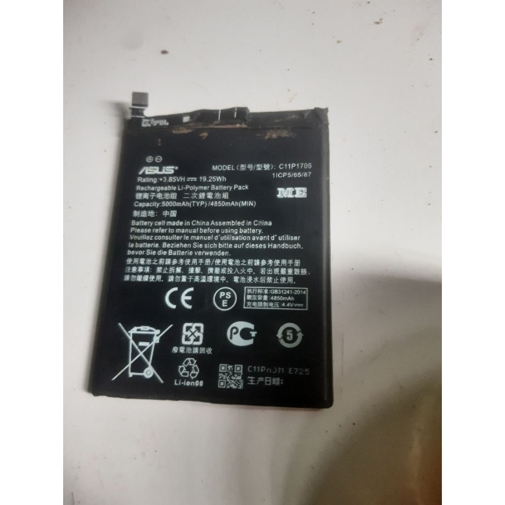batre asus zenfone max pro m1 copotan