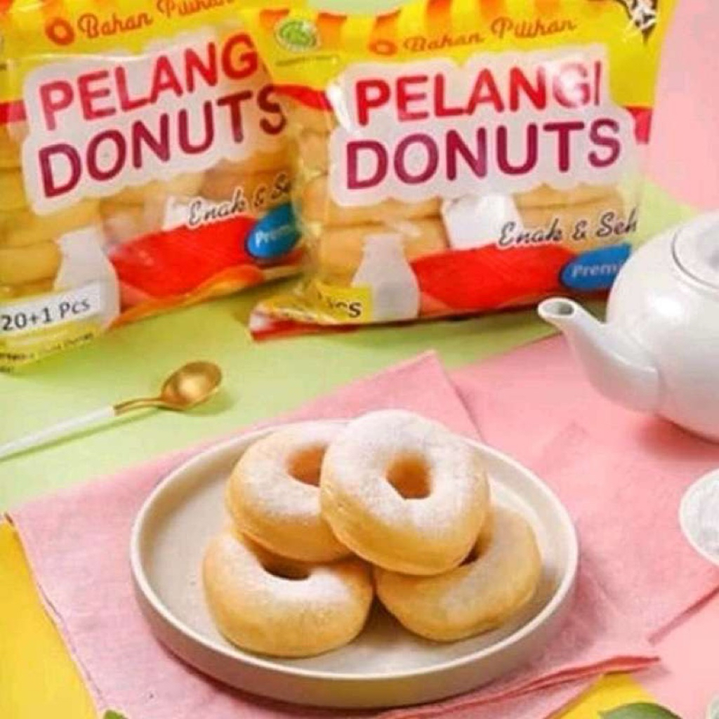 Donat Pelangi Kentang Frozen Isi 21 pcs
