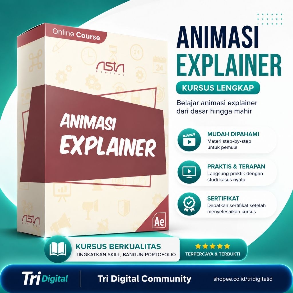 Jual aSTa Digital Animasi Explainer AE Terbaik- Tri Digital
