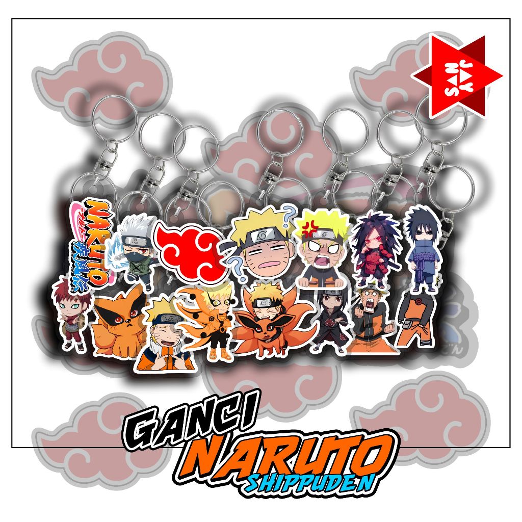 GANCI KARAKTER NARUTO SHIPPHUDEN GANCI NARUTO KAKASIH SASUKE MADARA SEKEREN INI TERBARU