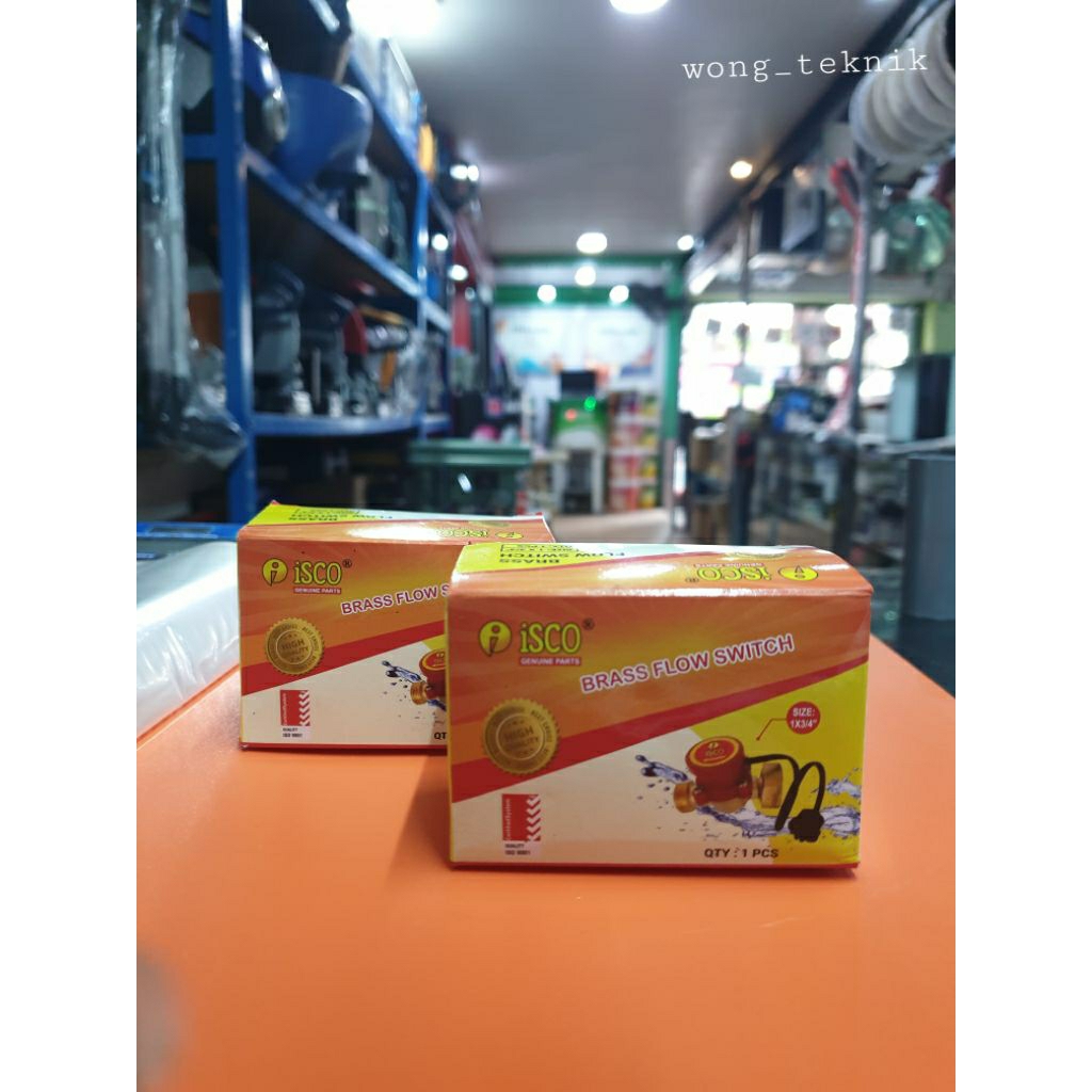 Otomatis Pompa Pendorong/ Flow Switch ISCO 1× ¾