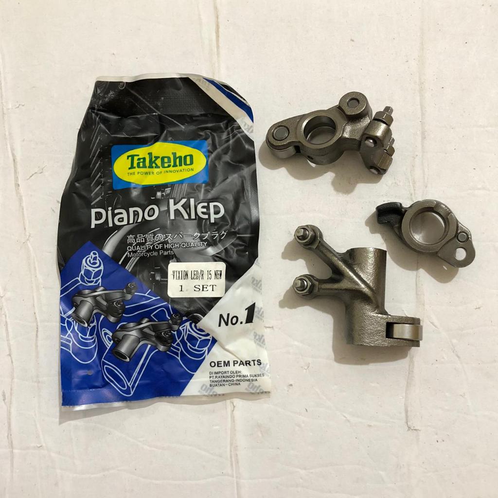 PELATUK KLEP VIXION LED/R 15 NEW (BK6-E2150-00 (IN) BK6-E2160-00 (EX)) MERK TAKEHO