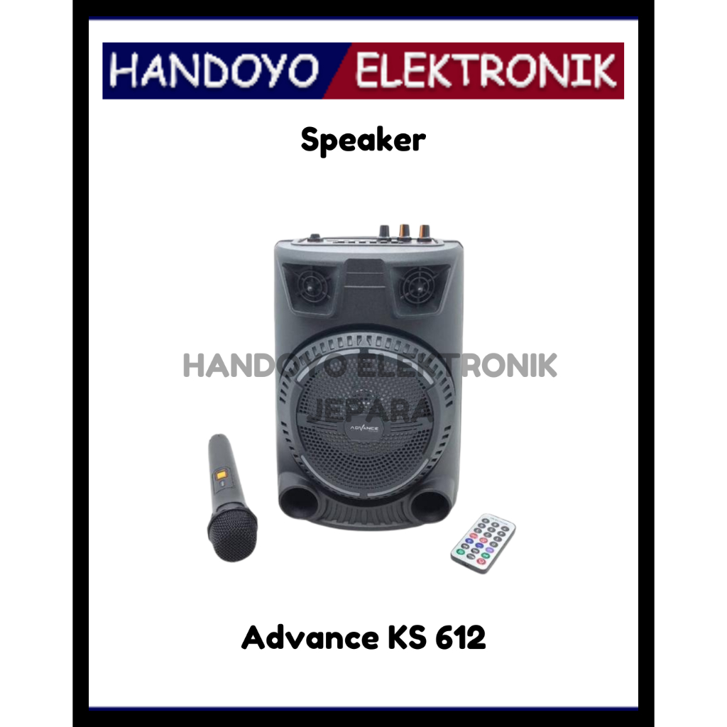 Handoyo Elektronik SPEAKER PORTABLE ADVANCE KS 612