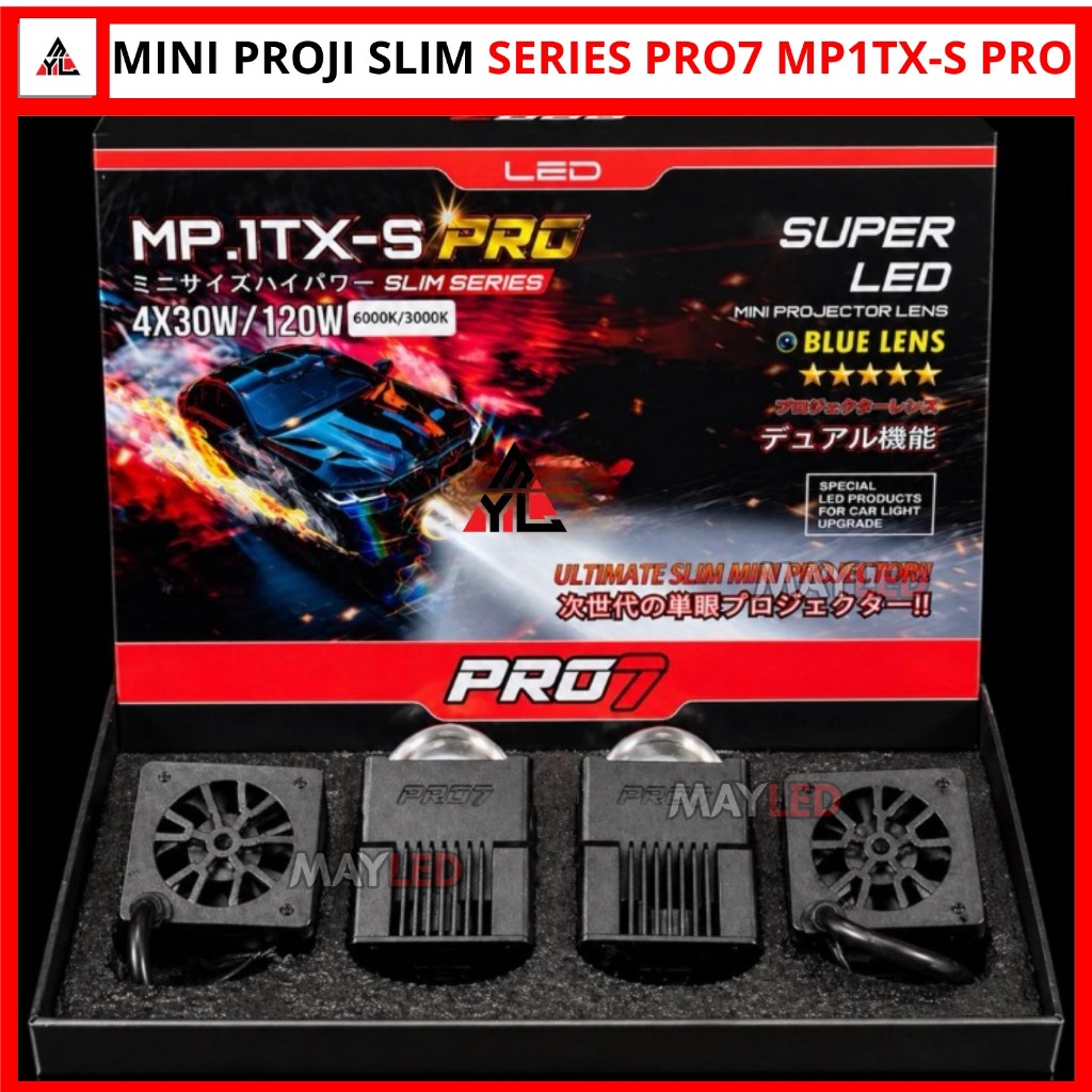 MINI PROJIE MP.1TX-S PRO 4x30W/120W | MINI PROJIE PRO7 MP 1TXS PRO 4x30W/120W 6000K/3000K SUPER LED,