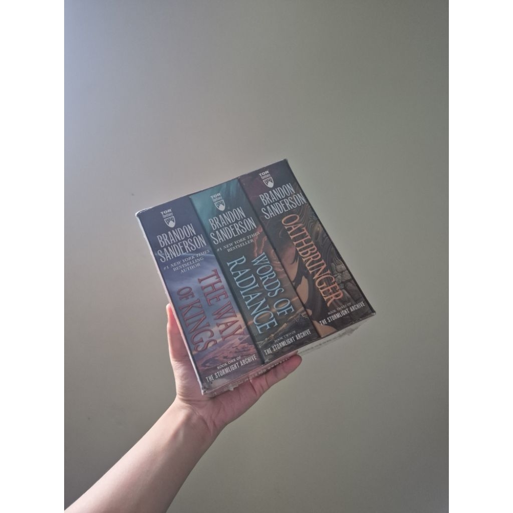 The Stormlight Archive 1-3 Boxset (The Way of Kings, Words of Radiance, Oathbringer) - Original Peri