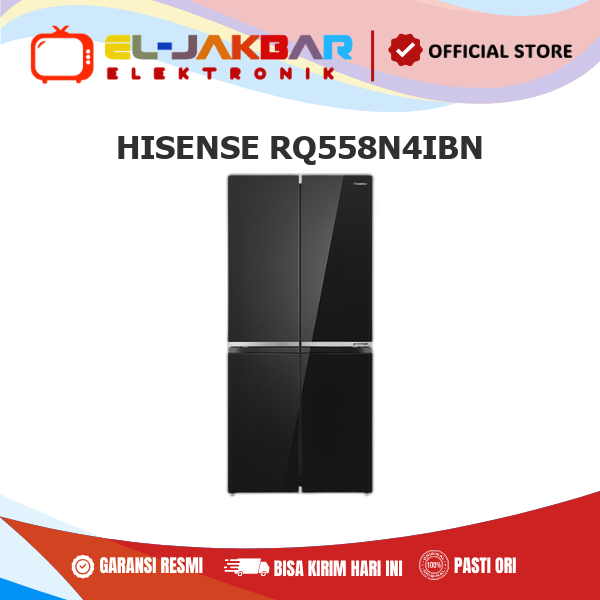 Kulkas HISENSE RQ558N4IBN Multidoor 4 Pintu 468L Inverter Pro Compressor Multi Air Flow RQ55 RQ558N4