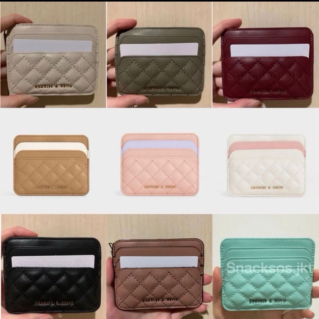 Charles and Keith Cardholder Quilted Card Holder