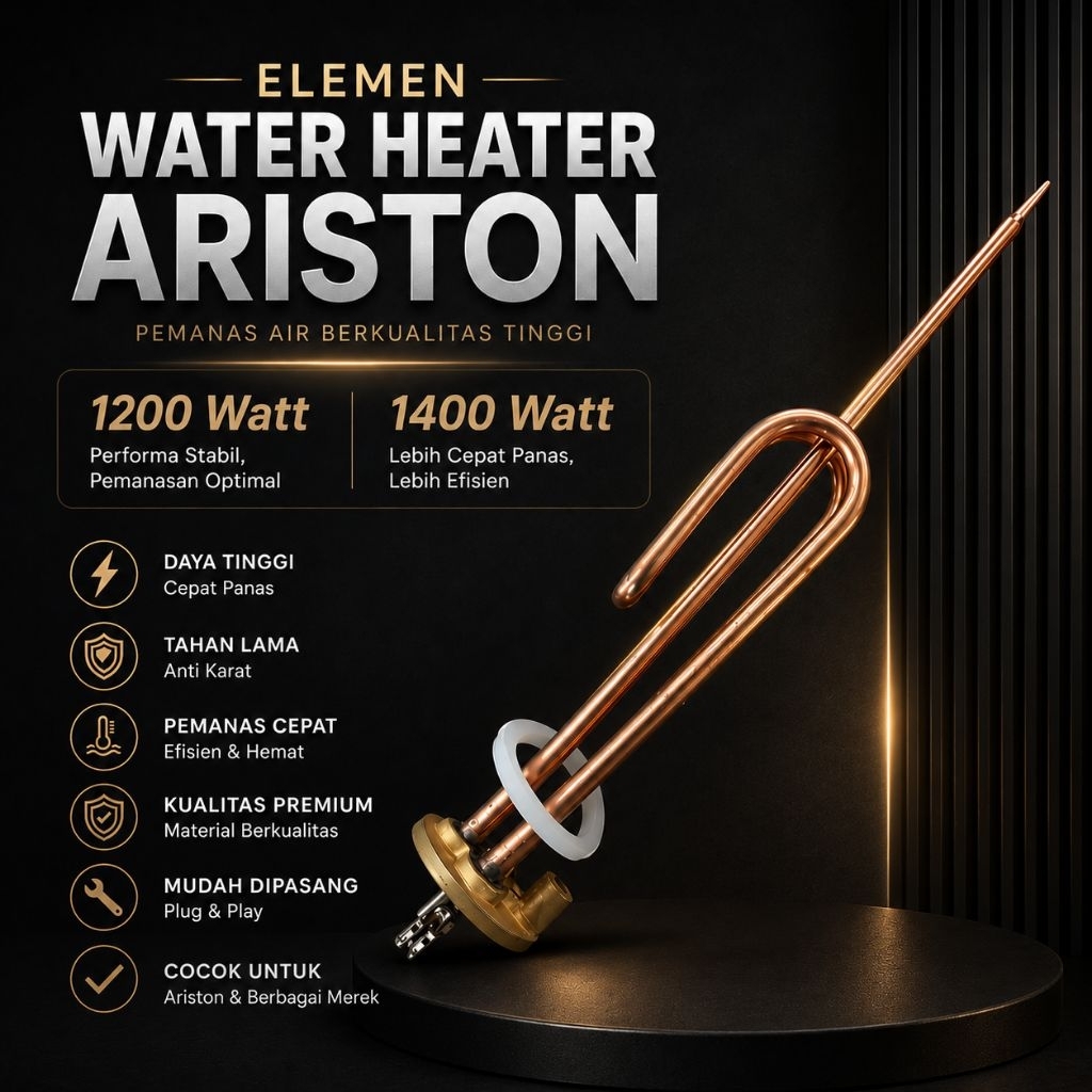 Elemen water heater Ariston kuningan Element Pemanas Air Ariston