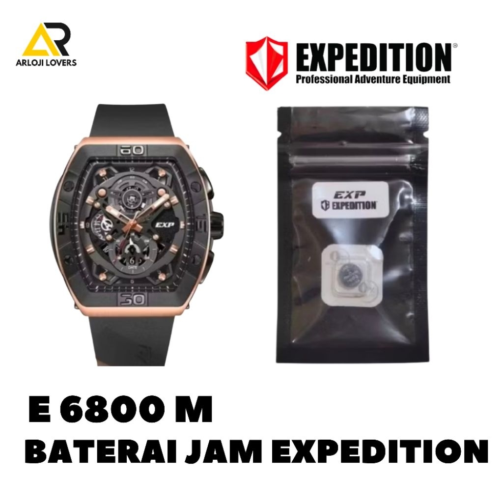 Baterai Jam Expedition Type E 6800 M Original