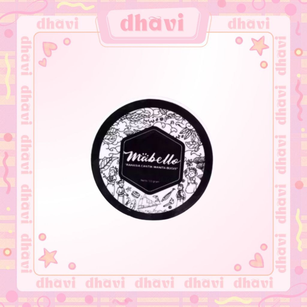 MABELLO Bedda Lotong Lulur Hitam Scrub Badan Mencerahkan Mabelo Original BPOM