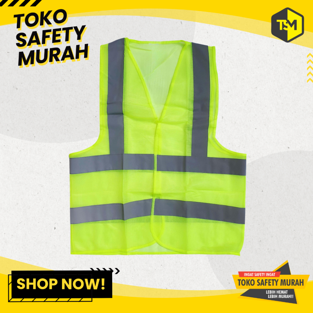 Rompi Polyester Rompi Safety Scotlight / Baju Safety