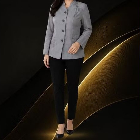 Blazer Wanita Elegant Simpel Look Lengan Pendek Dan Panjang