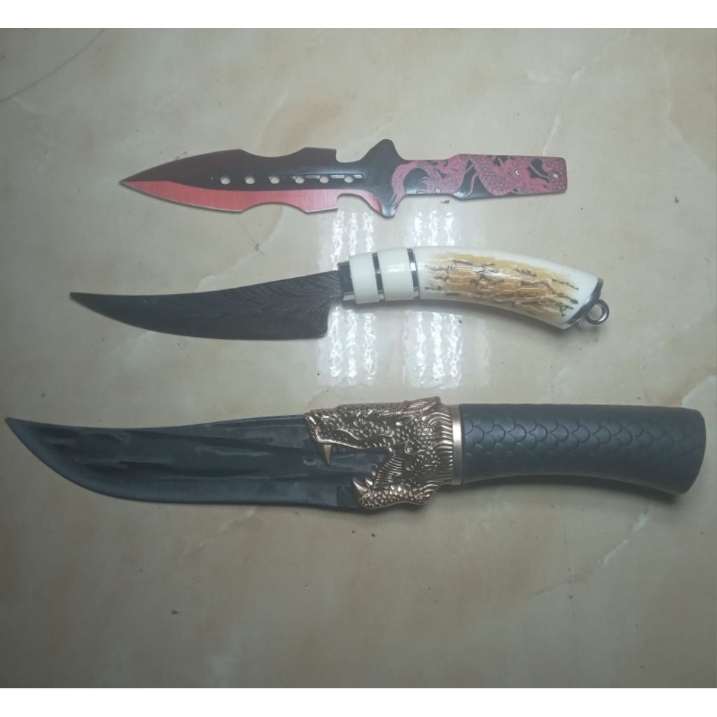 Pisau Dragon Survival , Pisau Naga , Pisau Antik