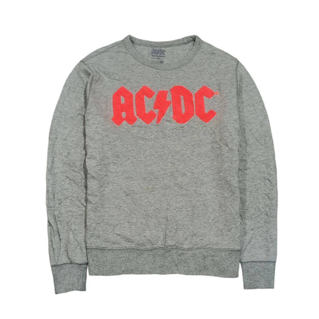 ‎CREWNECK SWEATER TOPTEN X ACDC SIZE L SECOND