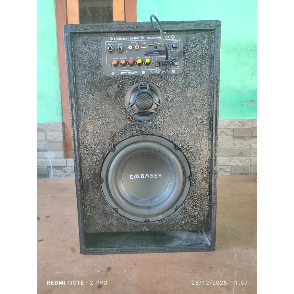 SPEAKER AKTIF KARAOKE AC/DC 12-24 VOLT