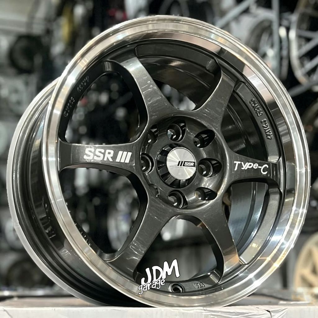 velg mobil ring 16 SSR TYPE C lebar 7 pcd 4X100 - 4X114,3 velg racing r16 avanza Xenia velg mobil ri