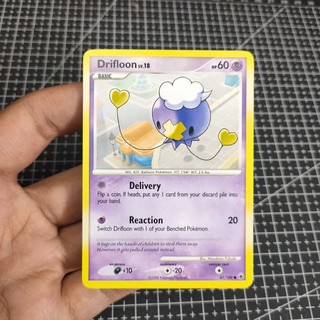 kartu pokemon vintage Drifloon Majestic Dawn 2008 original