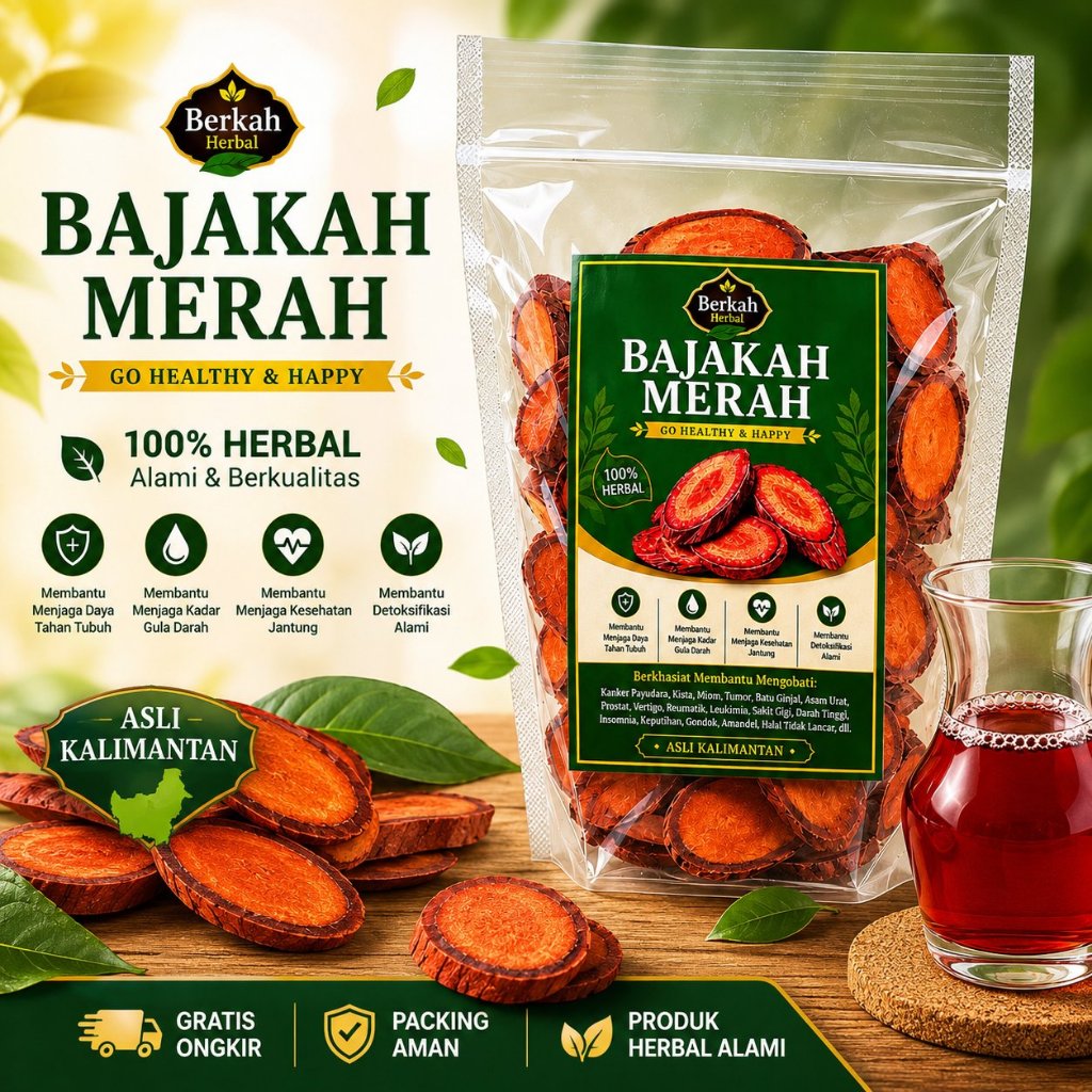 Akar Bajakah Tampala Merah Asli Kalimantan 100% Kayu Bajakah Tampala Merah Original