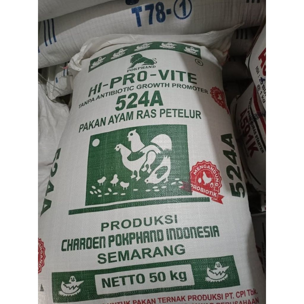 Pakan ayam petelur hiprovite 524a 1 karung 50 kg
