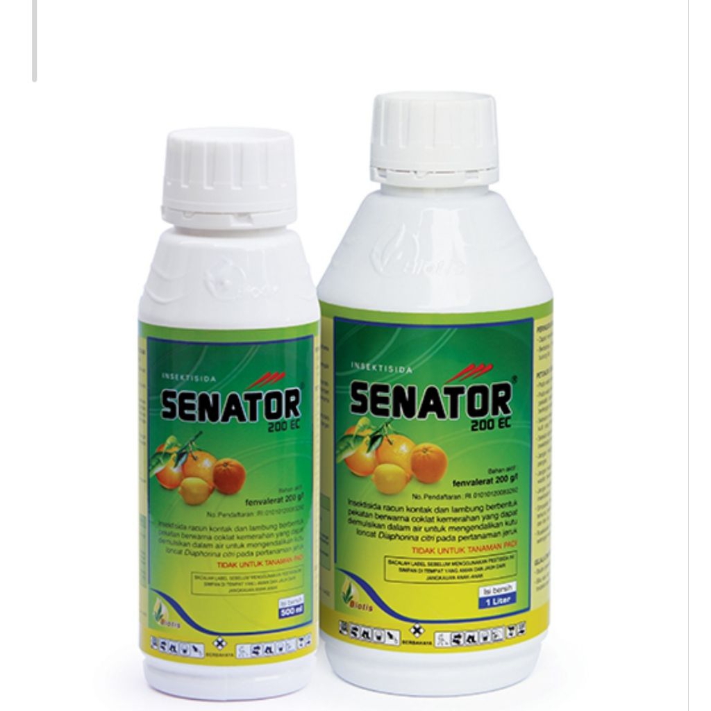 INSEKTISIDA SENATOR 200 EC 500 ml Bahan aktif : fenvalerat 200 g/l