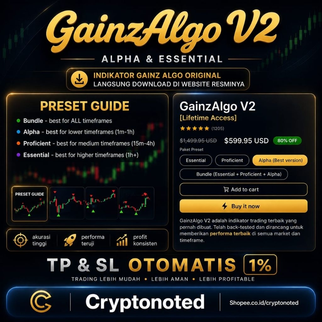 GainzAlgo V2 (NEW) Alpha & Essential Indikator Tradingview - Lifetime Access