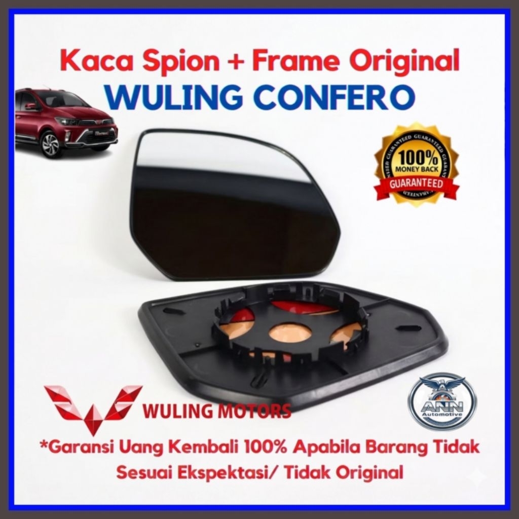 Kaca+Frame Spion Wuling Confero Original SGMW kaca+frame Wuling Confero