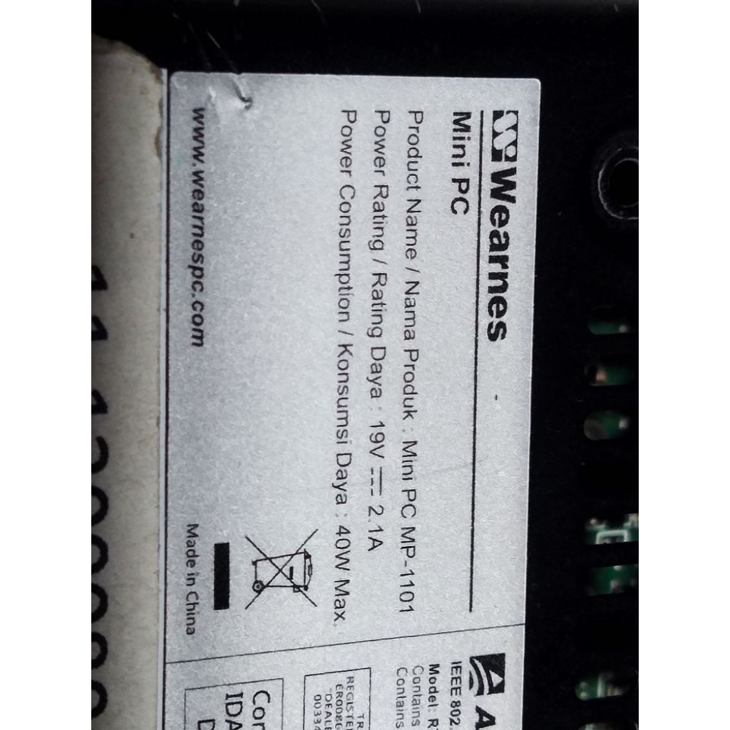 kabel HDD PC mini wearnes mp-1101 normal