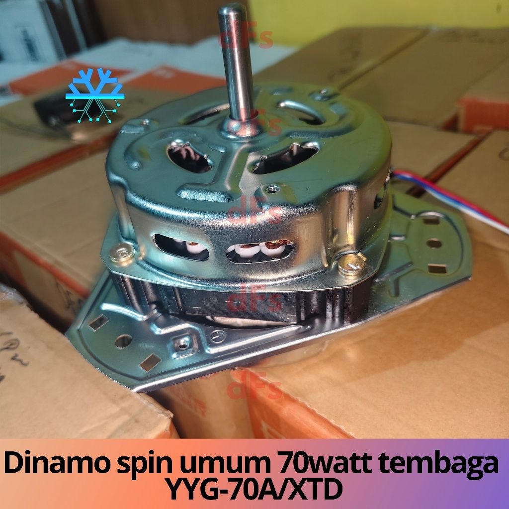 Dinamo Pengering Spin umum Universal tembaga 70watt YYG-70A/XTD