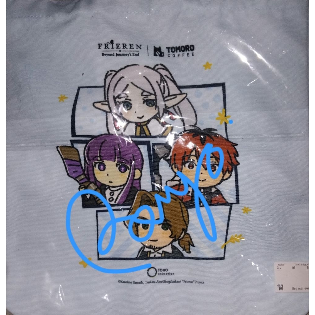 Tomoro x Frieren Collab Healing Series Totebag