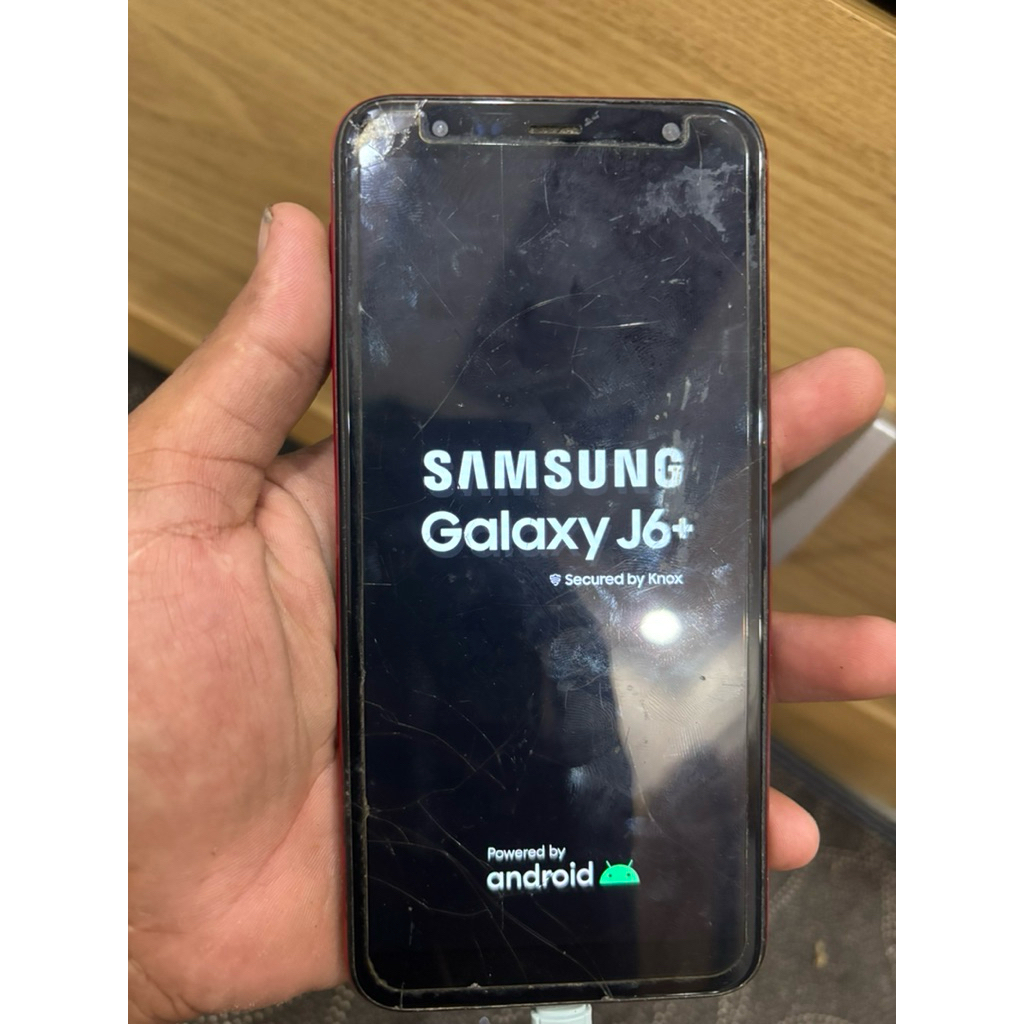 SAMSUNG J6 plus minus stop logo ( Restar2 ) sama layar pecah