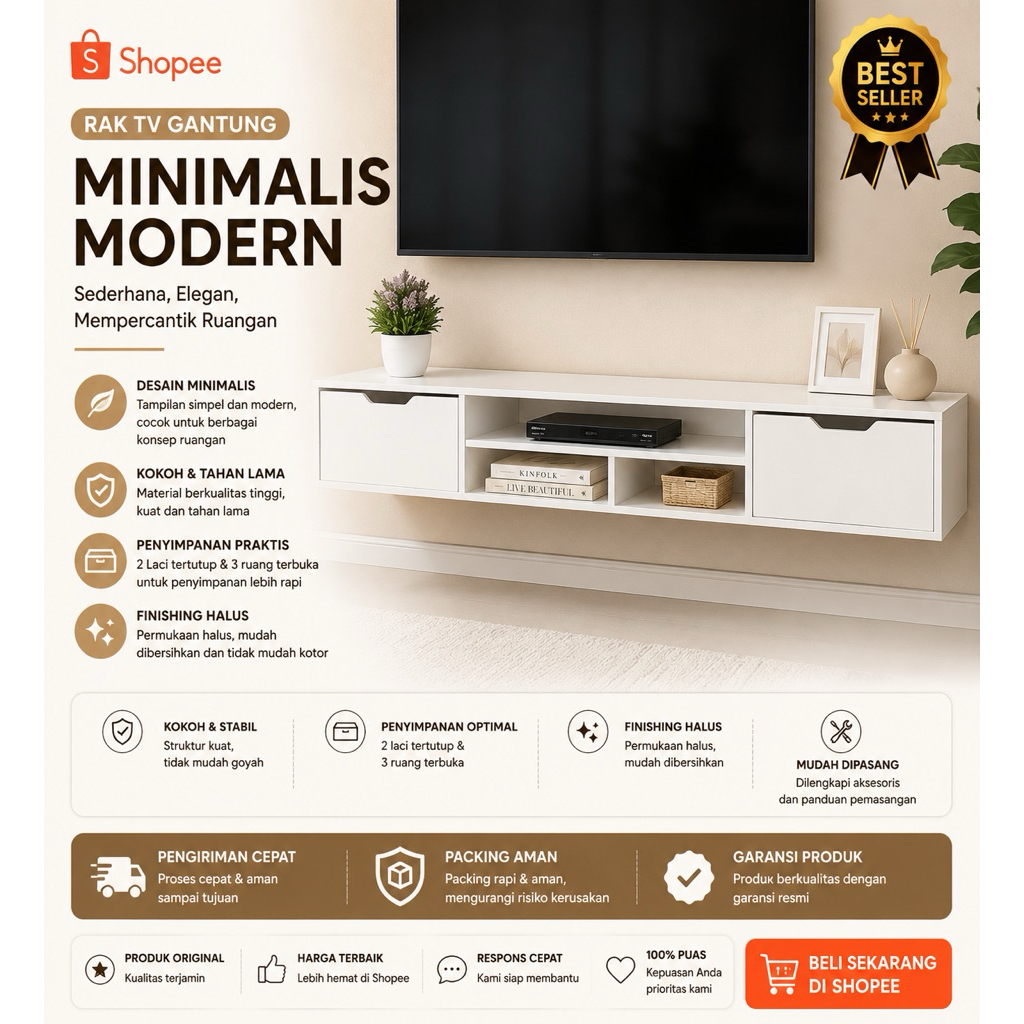 ZOVARA TV cabinet minimalis/meja tv modren/meja tv kekinian