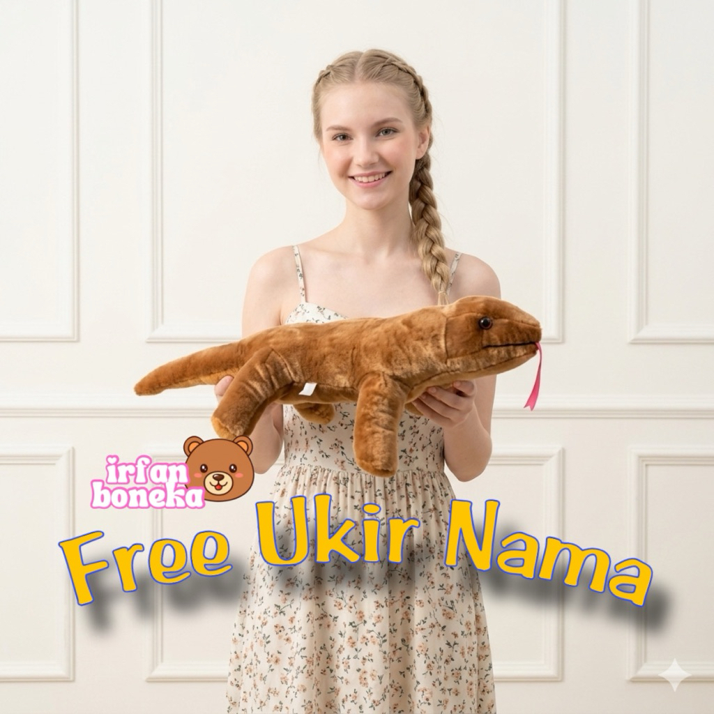 BONEKA KOMODO JUMBO GRATIS UKIR NAMA