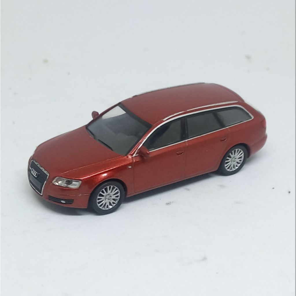 kyosho audi a6 avant canyonrot loose diecast 1/64 (t)