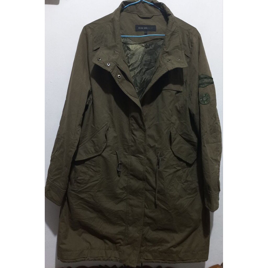 Parka Hijau Army Olive Des