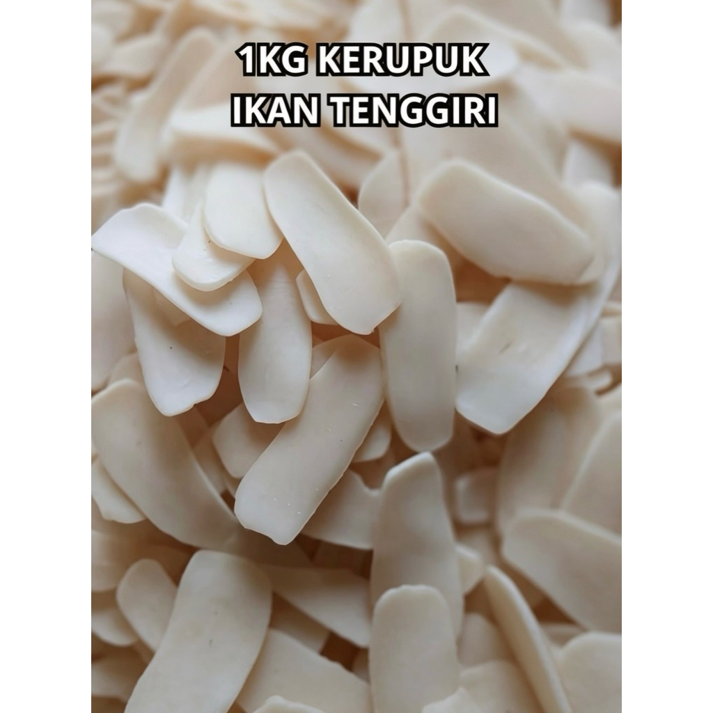Kerupuk Mentah Kerupuk Ikan Tenggiri Mentah 1kg | Kerupuk Mentah | Kerupuk Ikan Tenggiri | Kerupuk